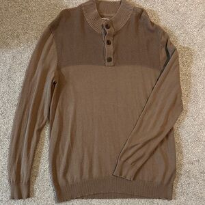 Club Room Men's Tan Crewneck Sweater
